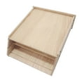 thumbnail image 1 of Wovilon Bat-Houses For Outdoors Large Bat-House Kit For Outdoors Shelter Box Roosting Two Chamber Wood Pre-Finished Easy To Install, 1 of 9