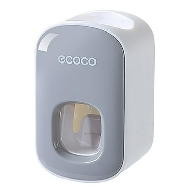 Wovilon Bathroom Nail-Free Wall-Mounted Double-Squeeze Lazy Automatic Toothpaste Squeezer