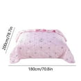 thumbnail image 1 of Wovilon Bed Blanket Twin Thermal Blanket Lightweight Bed Breathable Soft Comfortable Blanket For All Season, 1 of 6