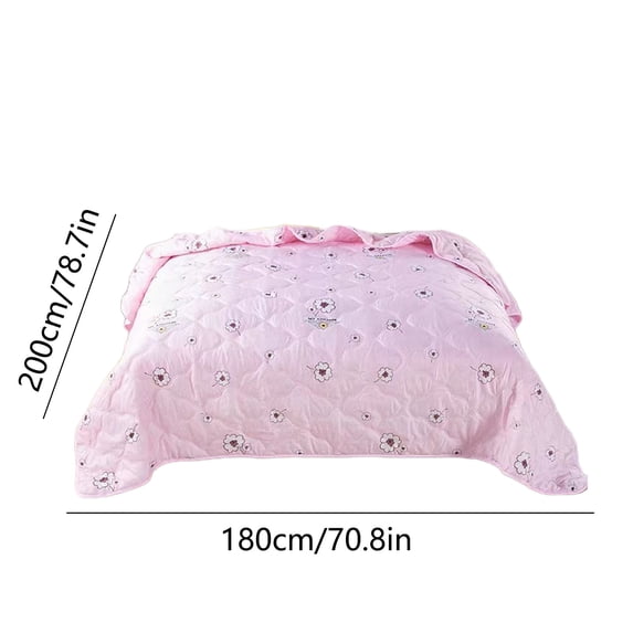 Wovilon Bed Blanket Twin Thermal Blanket Lightweight Bed Breathable Soft Comfortable Blanket For All Season