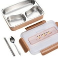 thumbnail image 1 of Wovilon Bento Box Sealed Fresh-Keeping Box Large-Capacity Separated Portable Lunch Box Heat-Preserving Lunch Box, 1 of 8