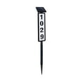 thumbnail image 1 of Wovilon Black Solar Address Sign, 1 of 9
