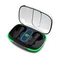 thumbnail image 1 of Wovilon Bluetooth Earbuds With Transparent Charging Case Long Endurance Touch Support Bt Earphone Led Battery Display Noise Reduction Earphone For Music, Game Low Latency Earphone, 1 of 4