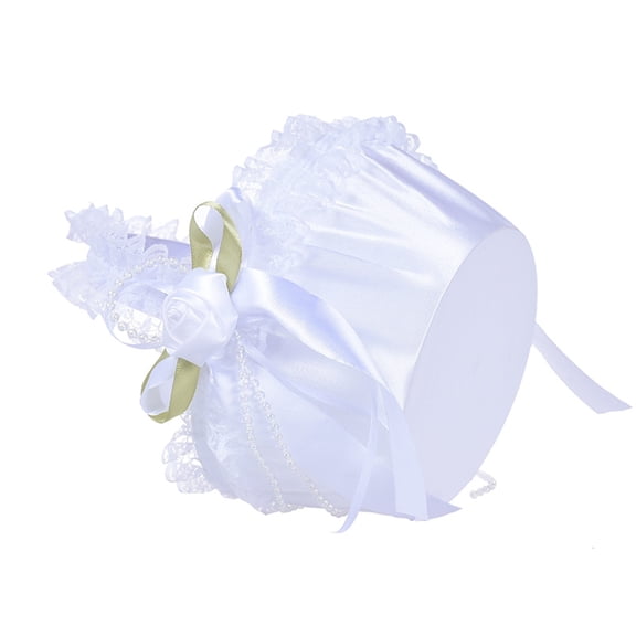 Wovilon Bridal Wedding Party Flower Girl Basket Ring Bearer