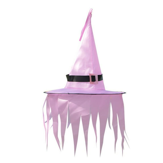 Wovilon Bright Hanging Witch Hat String Lights, Light Up Waterproof Halloween Decorations With Remote Control For Outdoor Garden Party Carnival Supplies Decor