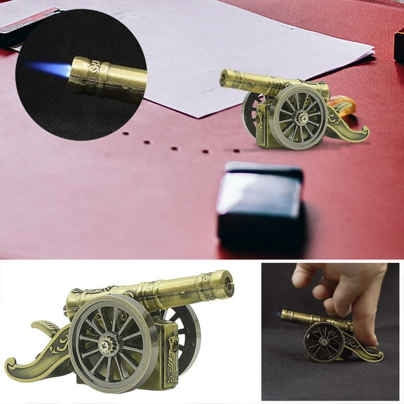 Wovilon Butane Lighter, Flashlight Lighter, Windproof Adjustable Blue Flame, Unique Lighter, Cool Lighter For Candles Kitchen BBQ BBQ Camping Jewelry Welding Gifts