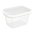thumbnail image 1 of Wovilon Butter Dish with Lid And Cutter, Plastic Butter Keeper Container Case for Countertop Or Fridge, 1 of 9