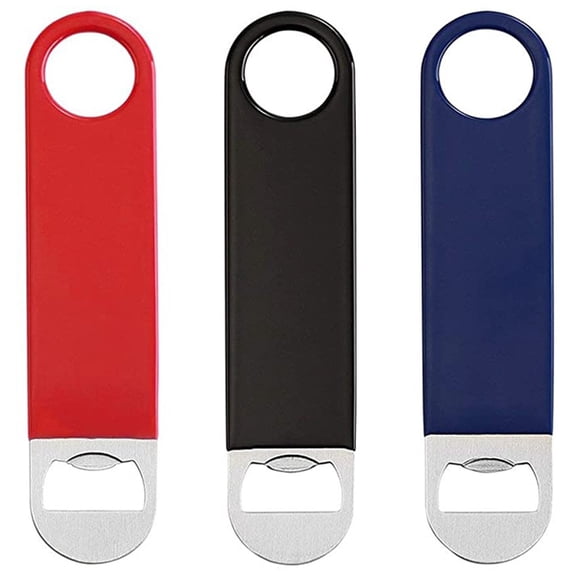 Wovilon Can Openers Bottle Openers Bar Blade Bottle Speed Cap Opener Heavy Duty Stainless Steel 3Pc
