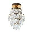 thumbnail image 1 of Wovilon Ceiling Lights Mini Chandelier Crystal Ceiling Light Semi Flush Mount Ceiling Lighting Fixture Modern Crystal Ceiling Lamp, 1 of 7