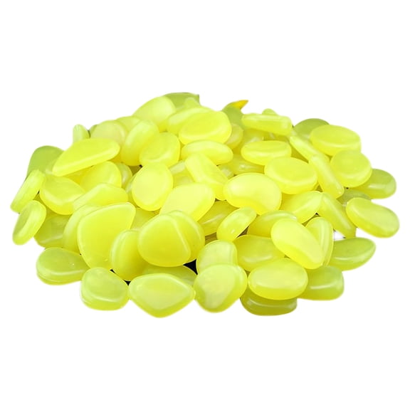 Wovilon Centerpiece Table Decorations Table Decorations For Living Room 200Pcs Glow In Dark Pebbles Stone Home Garden Walkway Aquarium Fish Tank