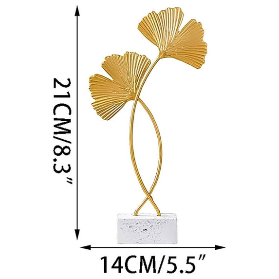 Wovilon Centerpiece Table Decorations Table Decorations For Living Room Home Furnishing Gold Metal Ornaments Gold Leaf Desktop Art Deco Ornaments