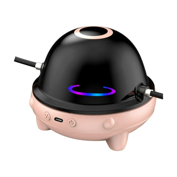 Wovilon Children'S Toy Light With Bluetooth Music Rechargeable Household Multi-Function Children'S Automatic Bounce Machine 1-10 Speed