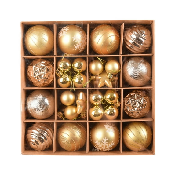 Wovilon Christmas Decoration Balls 42 Pieces Of Christmas Ball Ornaments Christmas Tree Decoration Holiday Wedding Party Decoration