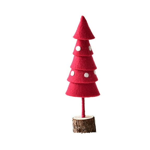 Wovilon Christmas Decorations Indoor Mao Fans Your Christmas Tree Desktop Small Christmas Ornaments 1PC