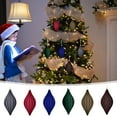thumbnail image 1 of Wovilon Christmas Decorations Indoor Christmas Supplies Plastic Decorative Balls -shaped Velvet Christmas Tree Decorations Shopping Mall Window Decorations Hanging Balls, 1 of 3