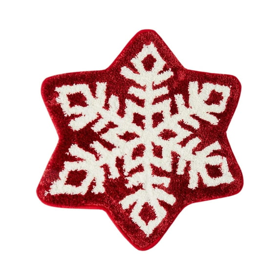 Wovilon Christmas Faux Rocking Chair Rug Christmas Eve Non Slip Rocking Chair Rug Rugs