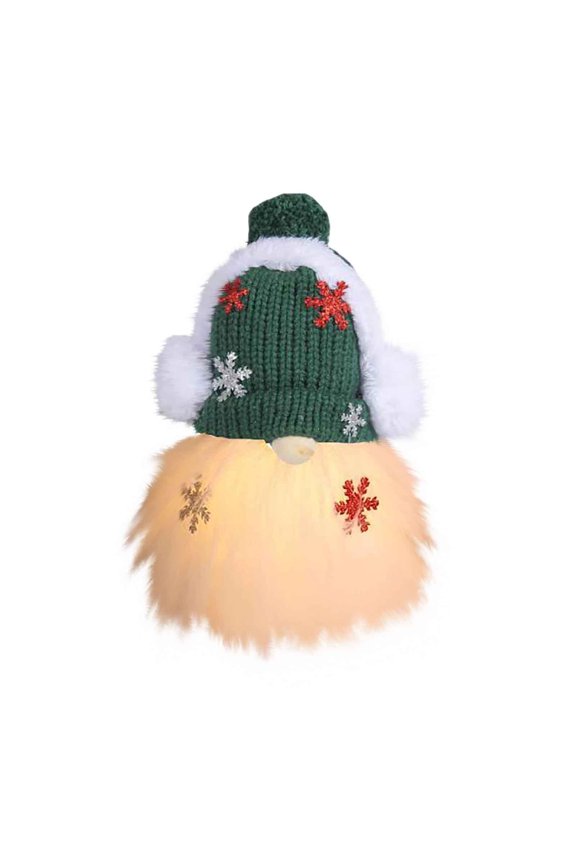Christmas Gifts Christmas Gift Luminous Music Knitted Hat Figure Christmas Decorations