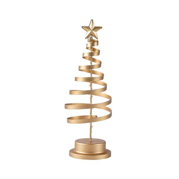 Wovilon Christmas Tree Table Lamp Christmas Tree Table Lamp Battery Powered 30LED Bright And Safe Warm Gold Bedroom Stair Light (Christmas, Warm White)