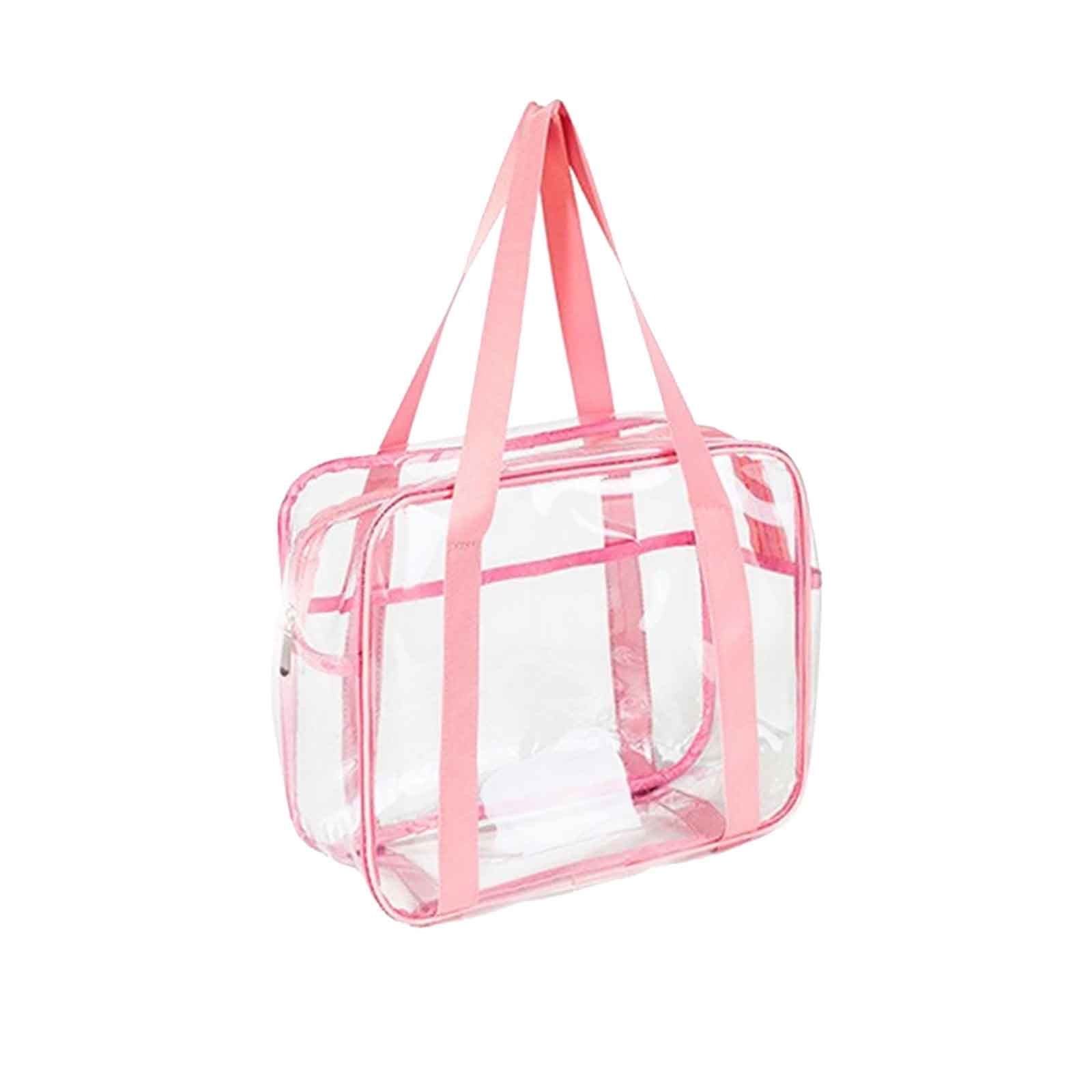 Wovilon Clear Bag for Travel, Plastic Clear Tote Bag with Adjustable Strap, Transparent See Through Bag Waterproof Stadium Approved Wovilon Clear Bag for Travel, Plastic Clear Tote Bag with Adjustable Strap, Transparent See Through Bag Waterproof Stadium Approved