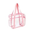 thumbnail image 1 of Wovilon Clear Bag for Travel, Plastic Clear Tote Bag with Adjustable Strap, Transparent See Through Bag Waterproof Stadium Approved, 1 of 8