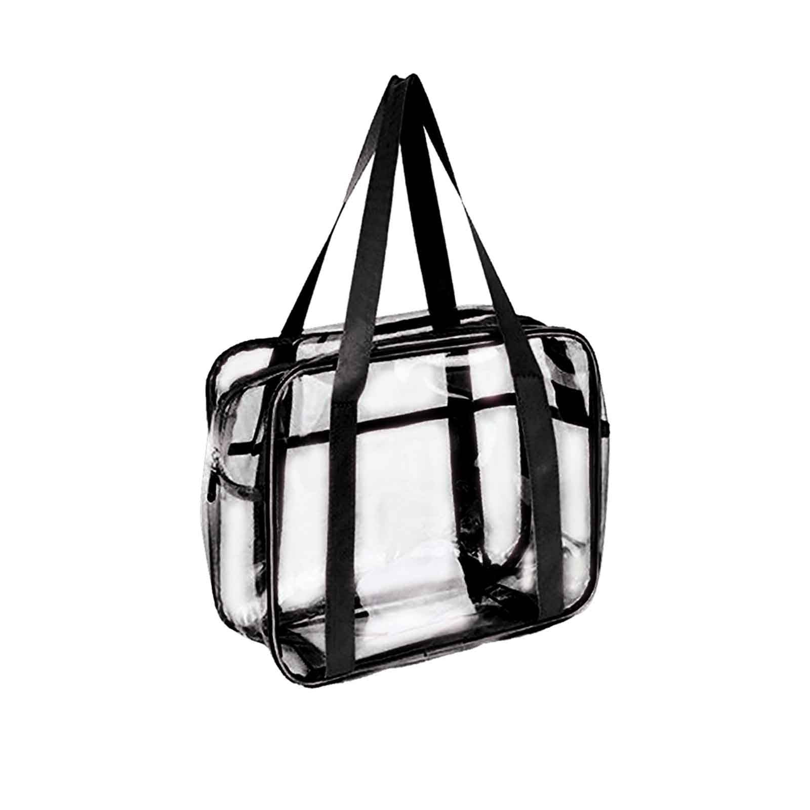 Clear Purse with Patterned Straps - Alabama