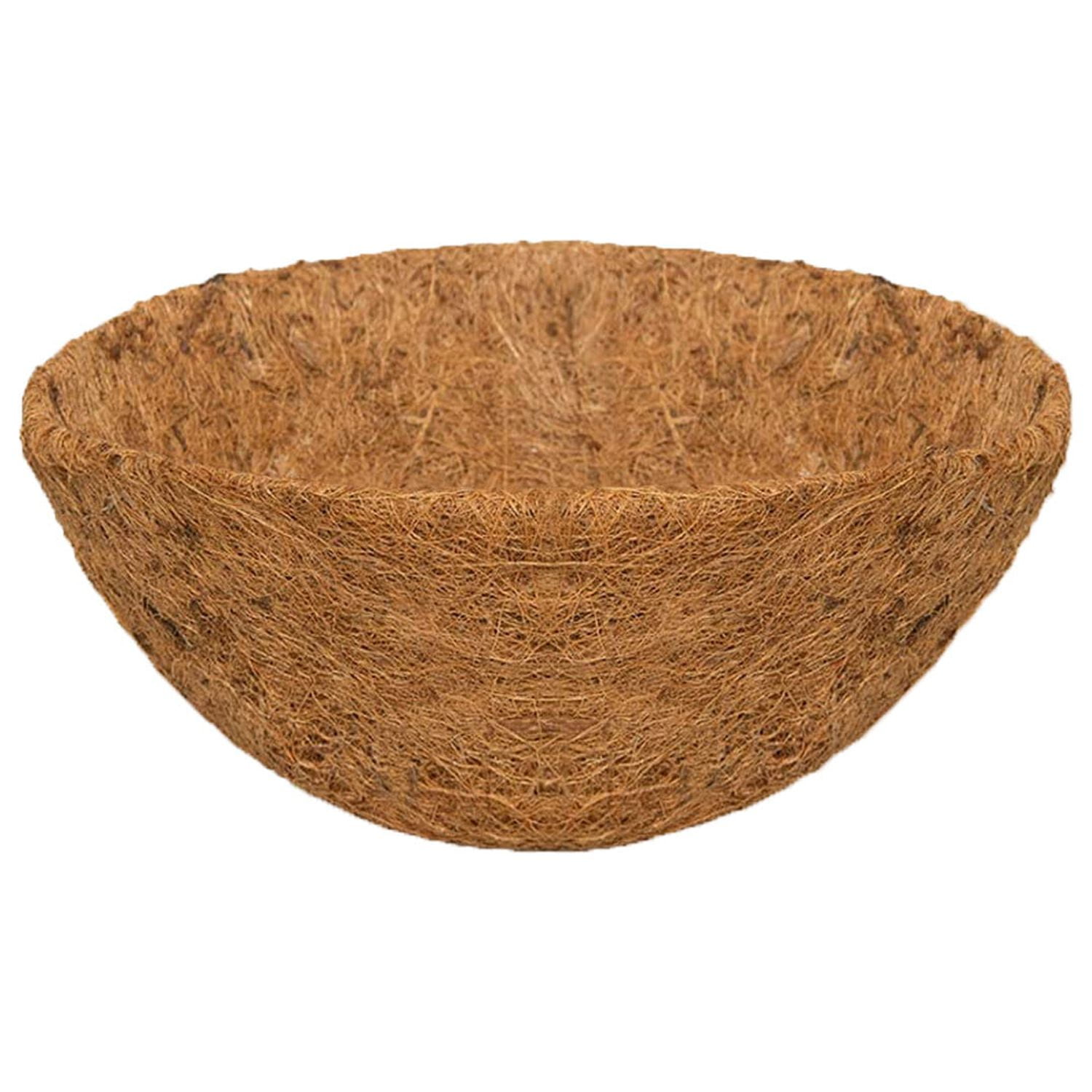 Wovilon Coco Liner For Hanging Basket 100 Natural Planter Liner