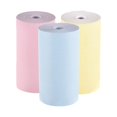 thumbnail image 1 of Wovilon Color Thermal Paper Roll 57*30Mm Receipt Photo Paper Clear Printing For Pocket Thermal Printer For Mini Photo Printer, 3 Rolls, 1 of 3
