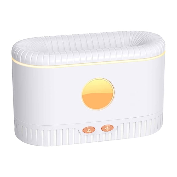 Wovilon Colorful Flame Aromatherapy Humidifier Office Home Small Fog Car Aromatherapy Machine