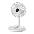 thumbnail image 1 of Wovilon Creative Fan Convenient Retractable Folding Fan Usb Charging Desk Table Mute Fan, 1 of 4