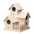 thumbnail image 1 of Wovilon Creative Wall-Mounted Wooden Outdoor House Bird House Bird Box Wooden Box Home Tool Kit Tools & Home Improvement, 1 of 9