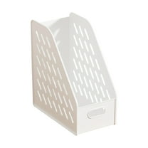 Wovilon Creatives Bookshelf Desktop Uprights Book Desk Storage Rack Office Desk Storage Box Minimalists Book Stand Document Sorting Rack