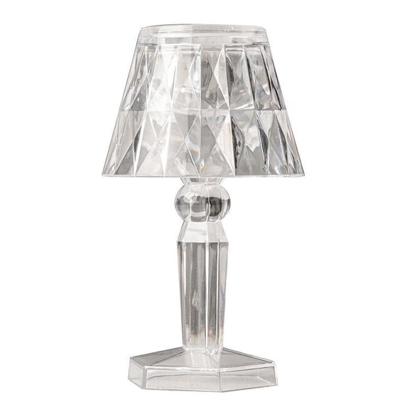 Wovilon Crystal Lamp Crystal Desk Lamp With Control Bedside Bedside Lamp