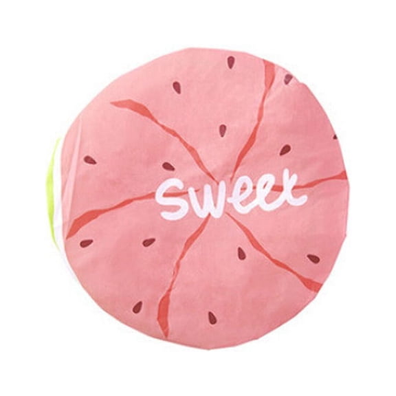 Wovilon Cute Cartoon Fruit Pattern Shower Cap Adult Shower Cap Bathing Cap Shower Cap For Women