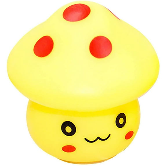 Wovilon Cute Mush Night Light Girl Birthday Gifts Teenage Night Lamp for Kids Bedroom, Toddler Portable Battery Led Nightlight