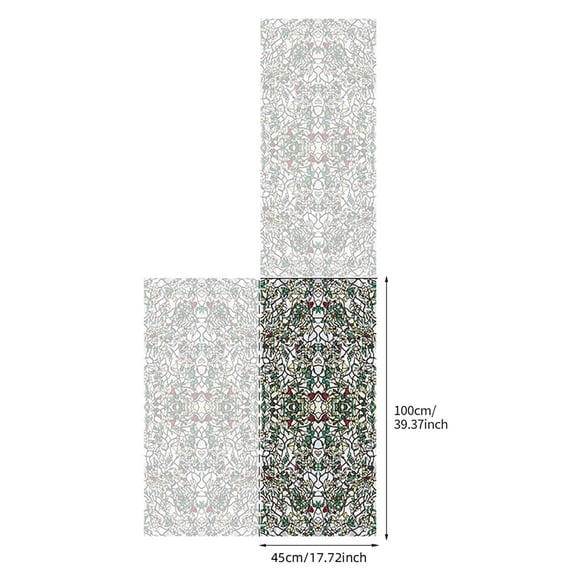 Wovilon Decorative Stickers For Adults, Kids Glue Free 3D Rainbow Window Film Colorful Easy To Install On Flat