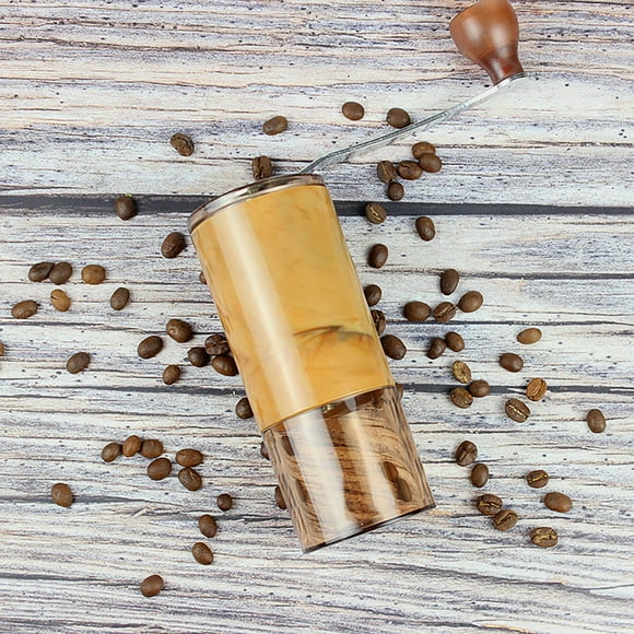 Wovilon Detachable Household Manual Grinder For Whole Grains Coffee Grinder Manual Coffee Bean Hand Coffee Mill Ceramic Burr For , Drip Coffee, Espresso, French Press, Turkish Brew