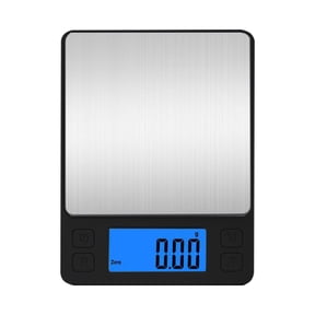 Wovilon Digital Kitchen Scale - 3Kg High Accuracy Precision Multifunction Food Meat Scale Jewelry Lab Carat Powder Scale With Back-Lit Lcd Display