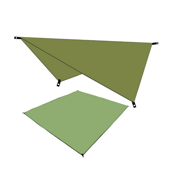 Wovilon Door Mat Door Mats Outdoor Outdoor Multifunctional Canopy Camping Moisture-Proof Mat Waterproof Sunscreen