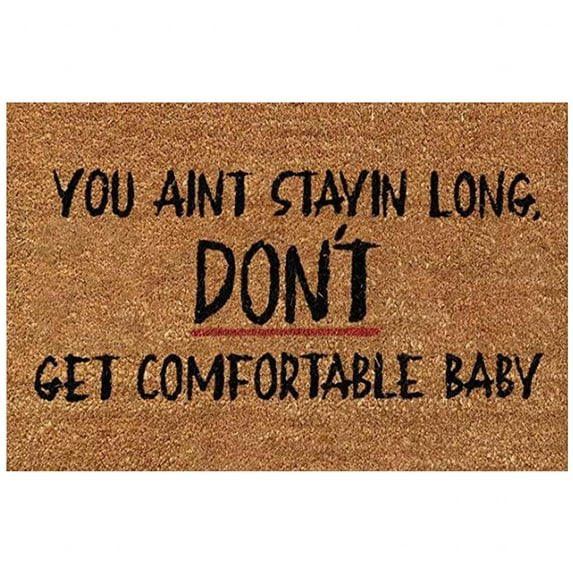 Wovilon Door Mat, Durable Welcome Mat Low Profile Floor Mat Front Doormat Indoor Outdoor Door Rug Non Slip Rugs For Entryway, Patio, High Traffic Areas