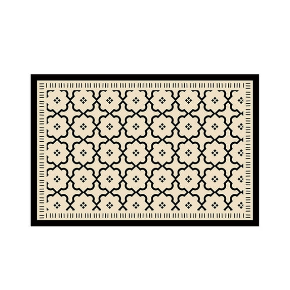 Wovilon Door Mat Indoor Entryway Rug Dirt Trapper Door Mats Non-Slip Machine Washable Rubber Absorbent Door Mats Great For Entryway Garden Hallway