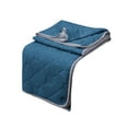 thumbnail image 1 of Wovilon Double Bedding Quilt - Blue And Purple Double Bedding Quilt Suitable For All Seasons Soft Cover Quilt 60 Inches By 79 Inches, 1 of 7