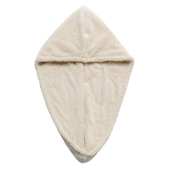 Wovilon Double Coral Fleece Hair Drying Cap Women'S Microfiber Absorbent Quick Drying Hat Instant Dry Hair Towel Fast Drying Hair Towel