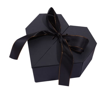 KQJQS Double Door Ribbon Bow Heart-shaped Valentine's Day Gift Box ...