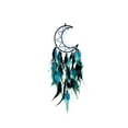 thumbnail image 1 of Wovilon Dreamcatcher Hanging Decorations Wind Chimes Ins Mori Triangular Pave Dream Net, 1 of 6
