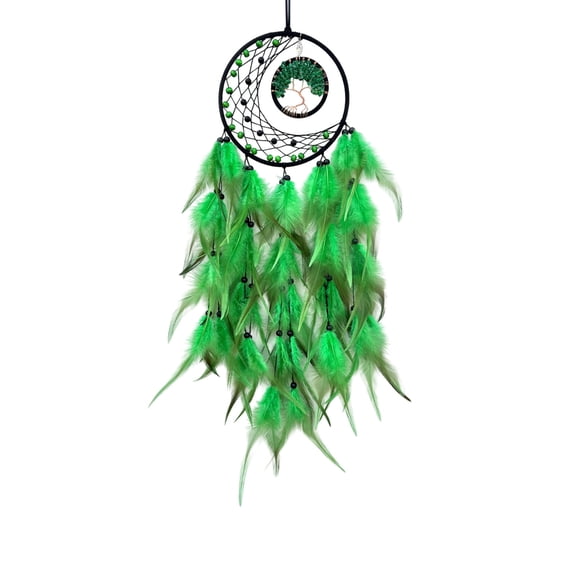 Wovilon Dreamcatcher Wall Decor Home Feather Hanging Woven Tree Of Life Crafts Scandinavian Room Decoration