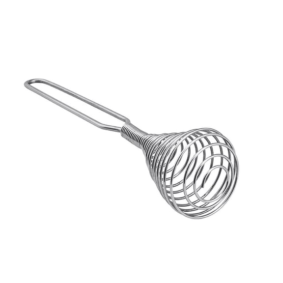 Wovilon Egg Beaters Hand Stainless Steel Rotating Hand Press Whisk Whip Mixer Beater Tools