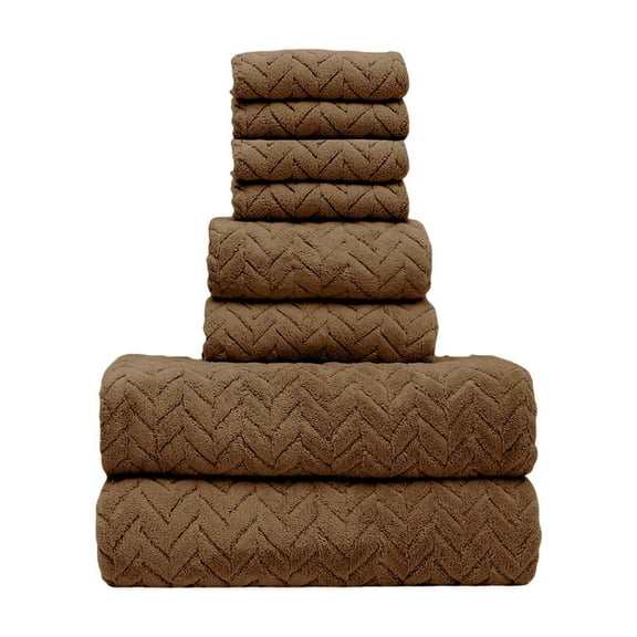 Wovilon Eight Pieces Of Velvet Square Towel Towel Bath Towel Plain Household Bath Wash Face Wipe Dry Absorbent Soft Household Set