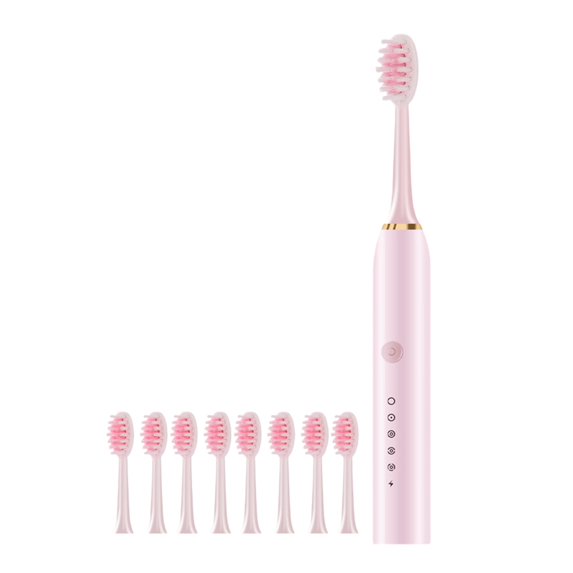 Wovilon Electrical Toothbrush For Adults Rechargeable Soft Bristles Automatic Sound Rechargeable Smart Teeth Cleaning Tool For Couples