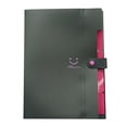 thumbnail image 1 of Wovilon Expanding File Folder 5 Pockets A4 File & Paper Sorter & Organizer, Black, 1 of 8