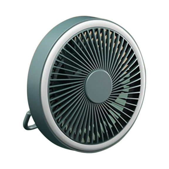 Wovilon Fan Usb Rechargeable Small Ceiling Fan Portable Dimmable Outdoor Indoor Hanging Fan Desktop Night Light Mini Multi-Function Fan Light